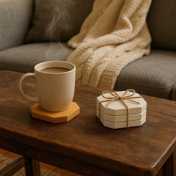 Hand Crafted Other - Farm House Wooden Coasters!